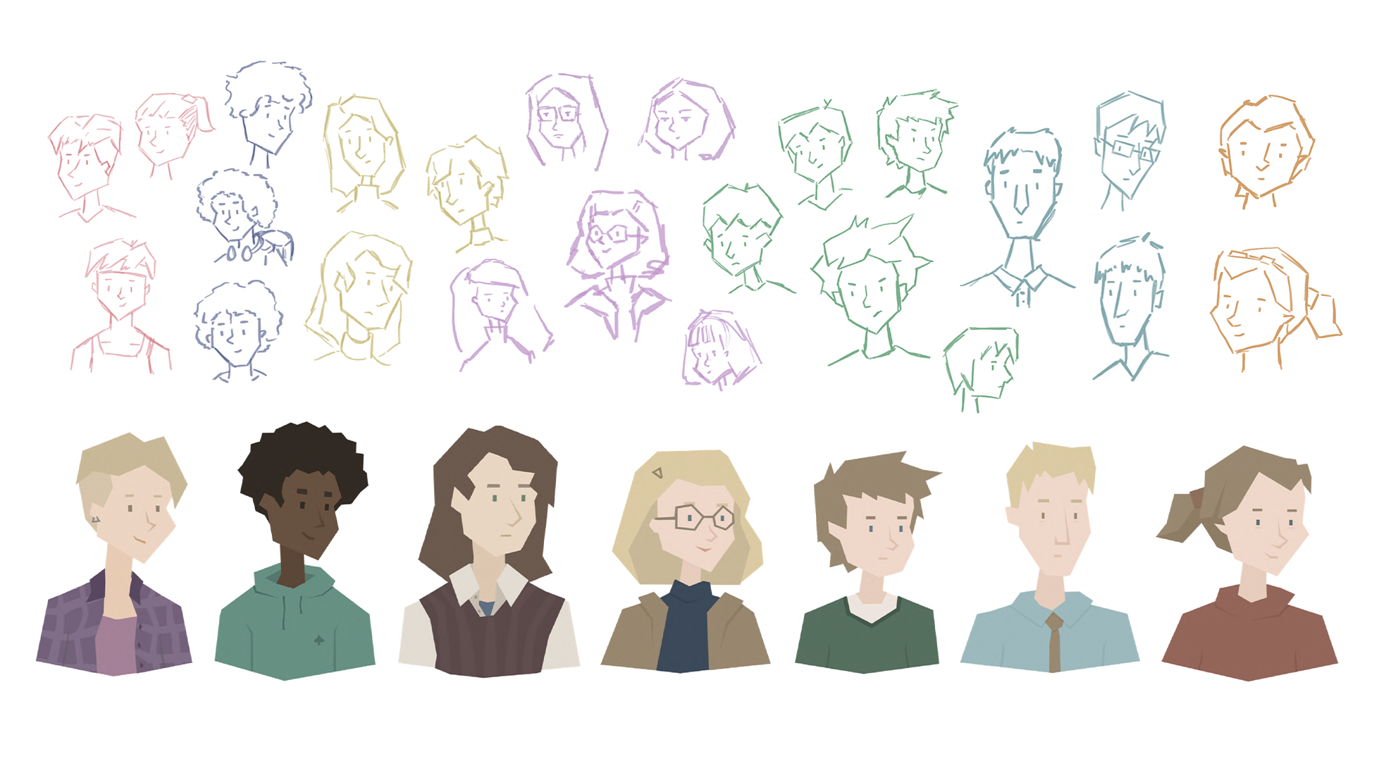 Character sketches and portraits