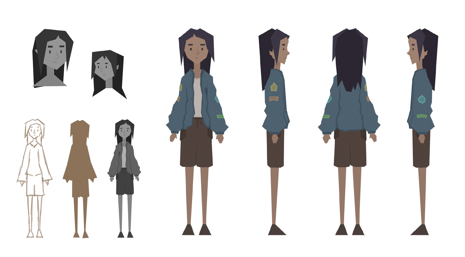 Main character's creation process