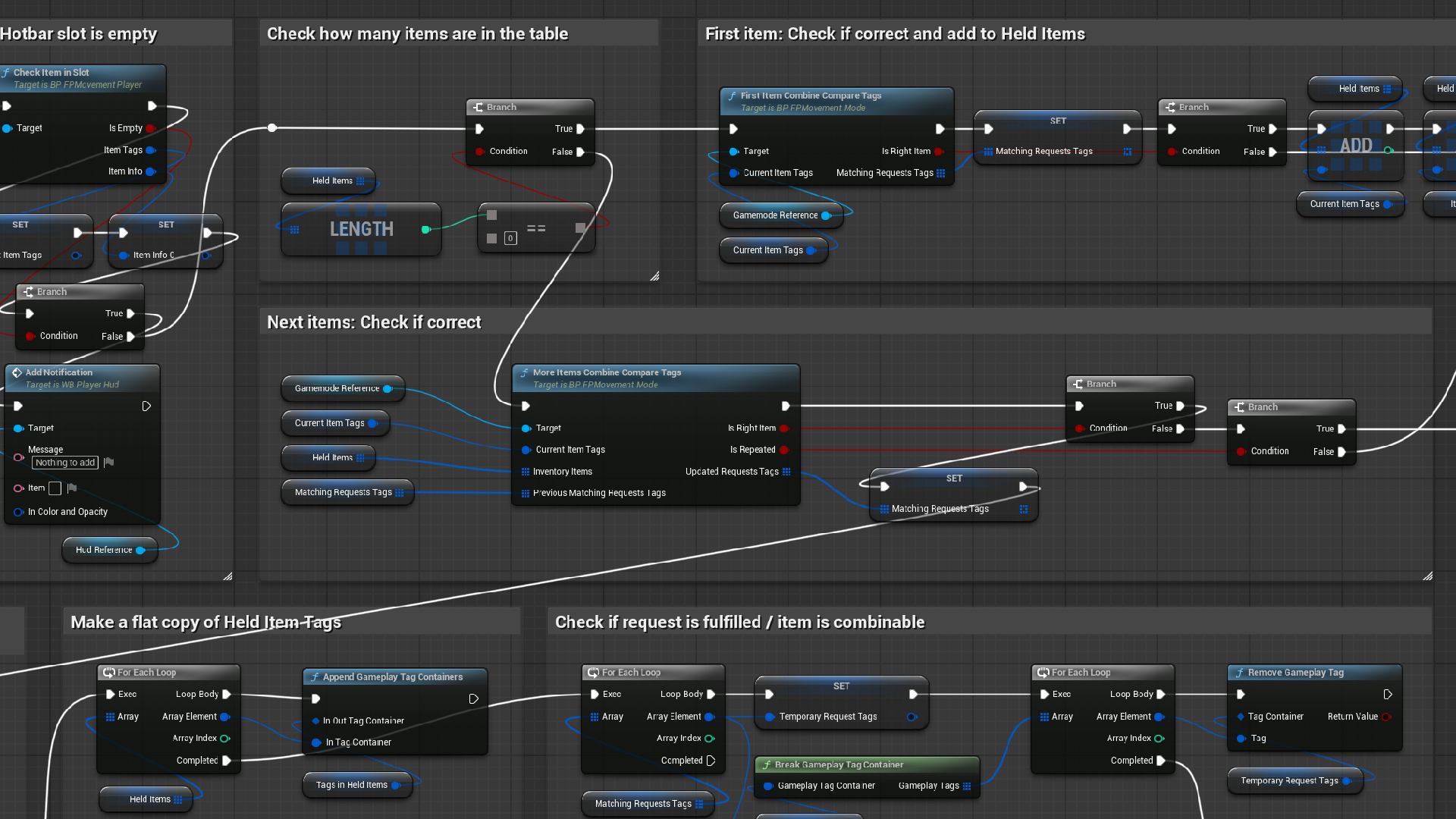 Crafting Blueprint sample